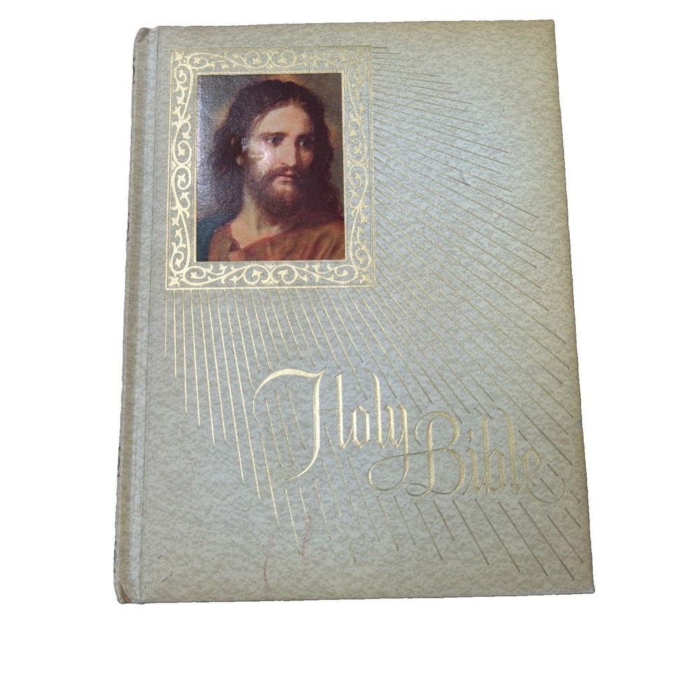 Holy Bible Fireside Family Edition The New American 1971-1972 VTG Catholic Holy